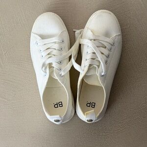 BP Ivory Lace-Up Sneakers